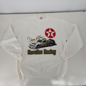 Vintage Davey Allison Havoline NASCAR Racing Sweatshirt Sz XL Mens